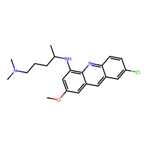 N~4~-(7-Chloro-2-methoxyacridin-4-yl)-N~1~,N~1~-dimethylpentane-1,4-diamine structure