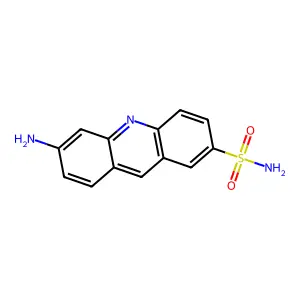 7-Acridinesulfonamide, 3-amino- structure