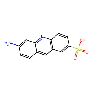 7-Acridinesulfonic acid, 3-amino- structure