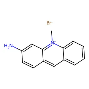 3-氨基-10-甲基吖啶鎓溴化物 structure
