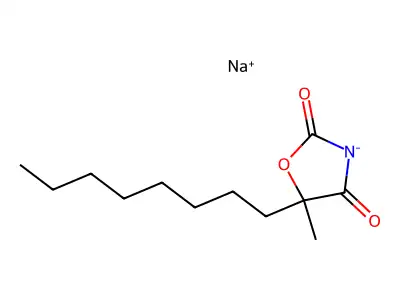 1,2-Propanediol, 3-(p-acetylphenoxy)- structure