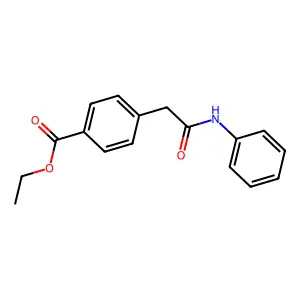 Acetanilide, 2-(ethoxycarbonylphenyl)- structure