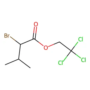 2,2,2-Trichloroethyl 2-bromo-3-methylbutanoate structure