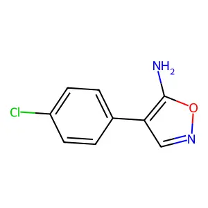 4-(4-Chlorophenyl)-5-isoxazolamine structure