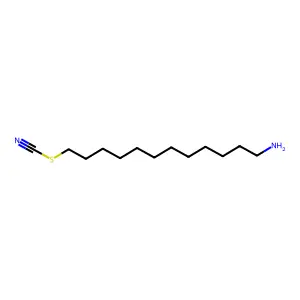 Thiocyanic acid, (12-aminododecyl) ester structure