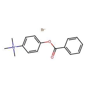 4-(苯甲酰氧基)-N,N,N-三甲基苯胺溴化物 structure
