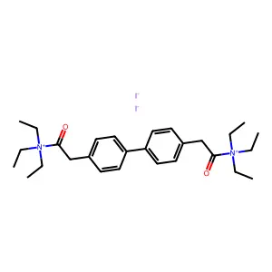 AMMONIUM, (p,p'-BIPHENYLYLENEBIS(beta-OXYETHYL))TRIETHYL-, DIIODIDE structure