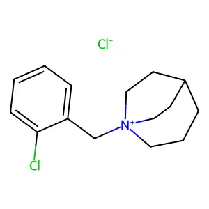 Azabicyclo(3.2.2)nonane, 1-(o-chlorobenzyl)-, dihydrochloride structure