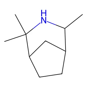 3-Azabicyclo(3.2.1)octane, 2,2,4-trimethyl- structure