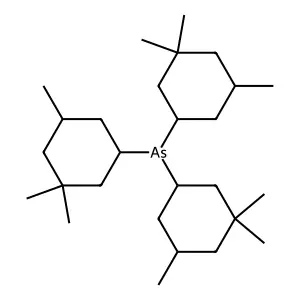 Arsine, tris(3,3,5-trimethylcyclohexyl)- structure