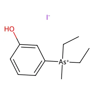 二乙基(3-羟苯基)甲基胔碘化物 structure