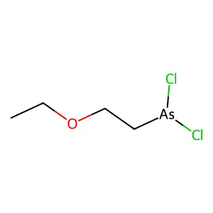 Arsine, dichloro(2-ethoxyethyl)- structure