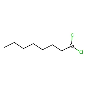Arsine, dichloroheptyl- structure
