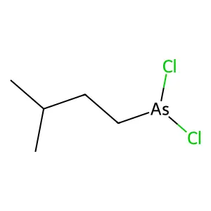 Arsine, dichloroisopentyl- structure