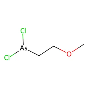 Arsine, dichloro(2-methoxyethyl)- structure