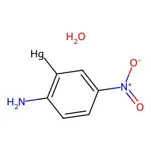 (2-Amino-5-nitrophenyl)mercury structure