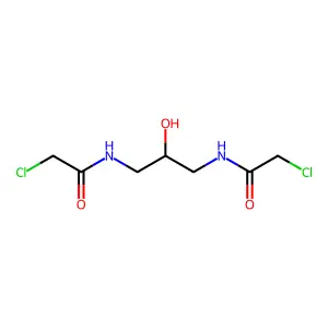 Acetamide, N,N'-(2-hydroxy-1,3-propylene)bis(chloro- structure
