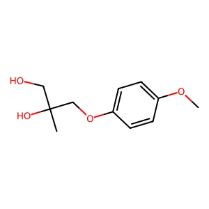3-(4-Methoxyphenoxy)-2-methylpropane-1,2-diol structure