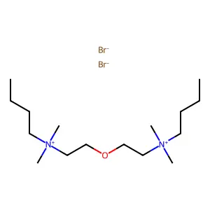 Ammonium, oxydiethylenebis(butyldimethyl-, dibromide structure