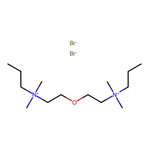 Ammonium, oxydiethylenebis(dimethylpropyl-, dibromide structure