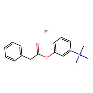Ammonium, (3-phenylacetoxy)phenyltrimethyl-, bromide structure