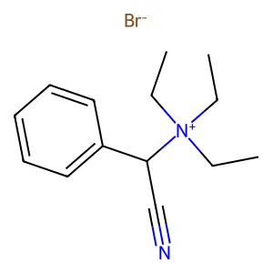 (α-氰基苄基)三乙基溴化铵 structure