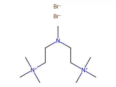 2,2'-(Methylazanediyl)bis(N,N,N-trimethylethan-1-aminium) dibromide structure