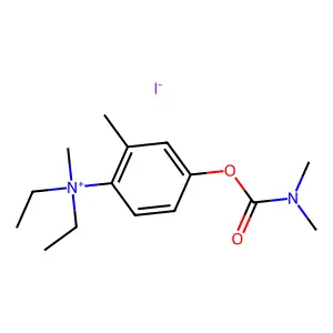 Ammonium, (4-hydroxy-o-tolyl)diethylmethyl-, iodide, dimethylcarbamate structure