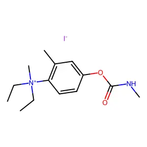 Ammonium, (4-hydroxy-o-tolyl)diethylmethyl-, iodide, methylcarbamate structure