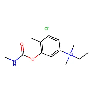 Ammonium, (3-hydroxy-p-tolyl)dimethylethyl-, chloride, methylcarbamate structure