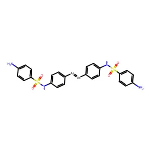 4-amino-N-[4-[4-[(4-aminophenyl)sulfonylamino]phenyl]arsanyl structure