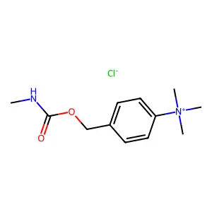 Ammonium, ((alpha-hydroxy)-p-tolyl)trimethyl-, chloride, methylcarbamate structure