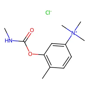 Ammonium, (3-hydroxy-p-tolyl)trimethyl-, chloride, methylcarbamate structure