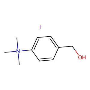 4-(羟甲基)-N,N,N-三甲基苯胺碘化物 structure