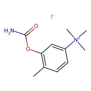 Ammonium, (3-hydroxy-p-tolyl)trimethyl-, iodide, carbamate structure