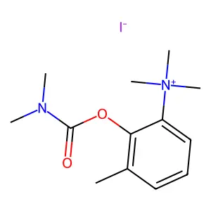 Ammonium, (2-hydroxy-3-tolyl)trimethyl-, iodide, dimethylcarbamate structure