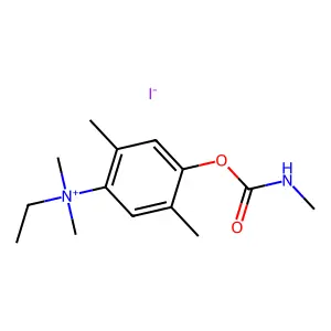 Ammonium, (4-hydroxy-2,5-xylyl)dimethylethyl-, iodide, methylcarbamate structure