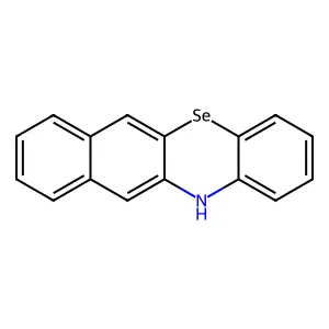 12H-Benzo(b)phenoselenazine structure