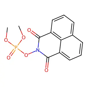 1H-Benz(de)isoquinoline-1,3(2H)-dione, 2-((dimethoxyphosphinyl)oxy)- structure