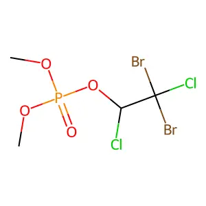 2,2-Dibromo-1,2-dichloroethyl dimethyl phosphate structure