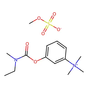 Ammonium, (m-hydroxyphenyl)trimethyl-, methylsulfate, ethylmethylcarbamate structure