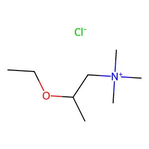 2-Ethoxy-N,N,N-trimethylpropan-1-aminium chloride structure