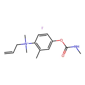 Ammonium, (4-hydroxy-o-tolyl)allyldimethyl-, iodide, methylcarbamate structure