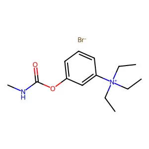 Ammonium, (m-hydroxyphenyl)triethyl-, iodide, methylcarbamate structure