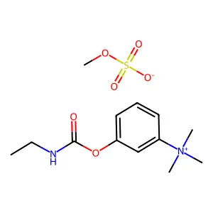 Ammonium, (m-hydroxyphenyl)trimethyl-, methylsulfate, ethylcarbamate structure