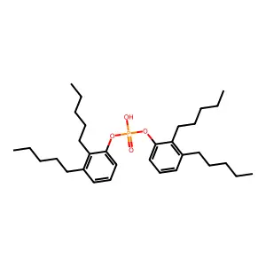 二戊基苯酚1,1'-氢磷酸酯 structure