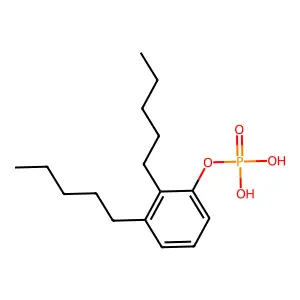 二戊基苯酚1-二氢磷酸酯 structure