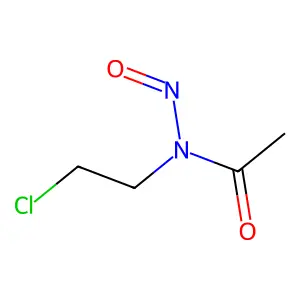 N-(2-chloroethyl)-N-nitrosoacetamide structure