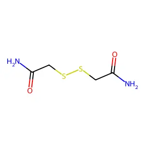 Acetamide, 2,2'-dithiodi- structure