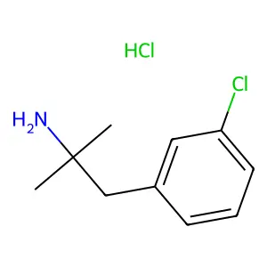 1-(3-Chlorophenyl)-2-methylpropan-2-amine--hydrogen chloride (1/1) structure